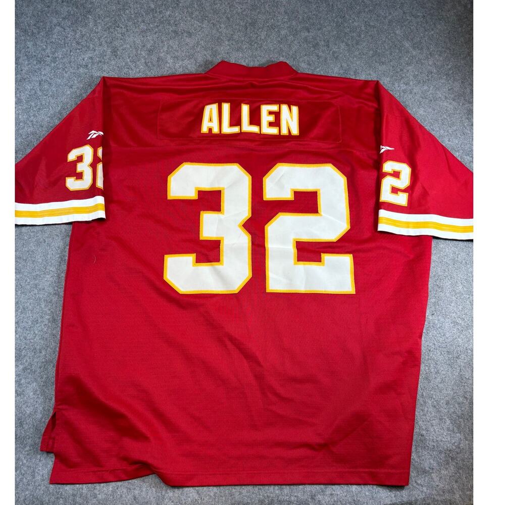 Vtg 90s Marcus Allen Red Kansas City Chiefs Legacy Jersey NFL Men 3XL Red Reebok